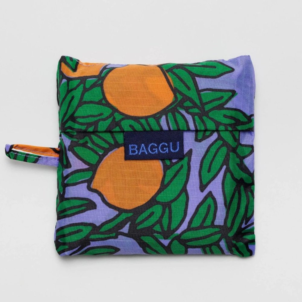 NWT Standard Baggu - Orange Tree Periwinkle